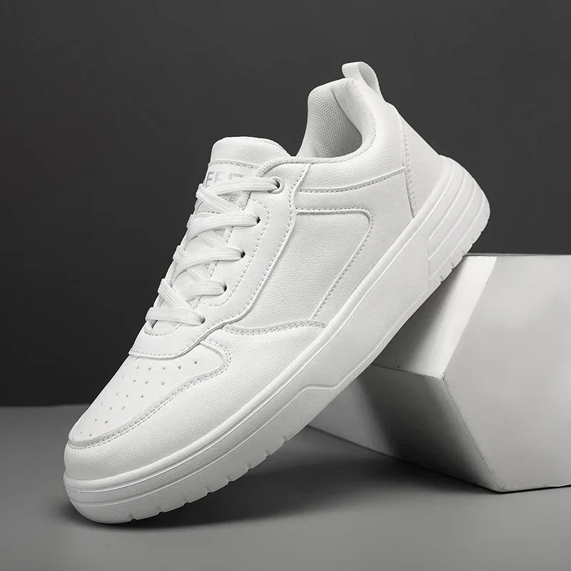 YRZL Casual Sneakers – Comfortable Lightweight Walking Shoes, White Plus Size 36-47