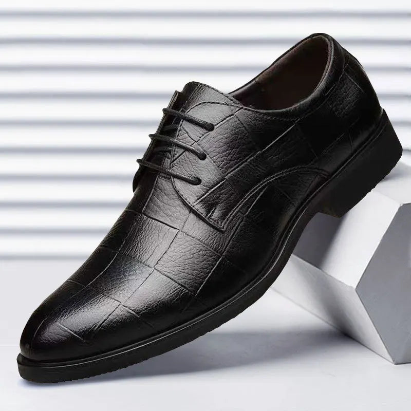 Classic Leather Dress Shoes – British Style Business, Casual & Wedding