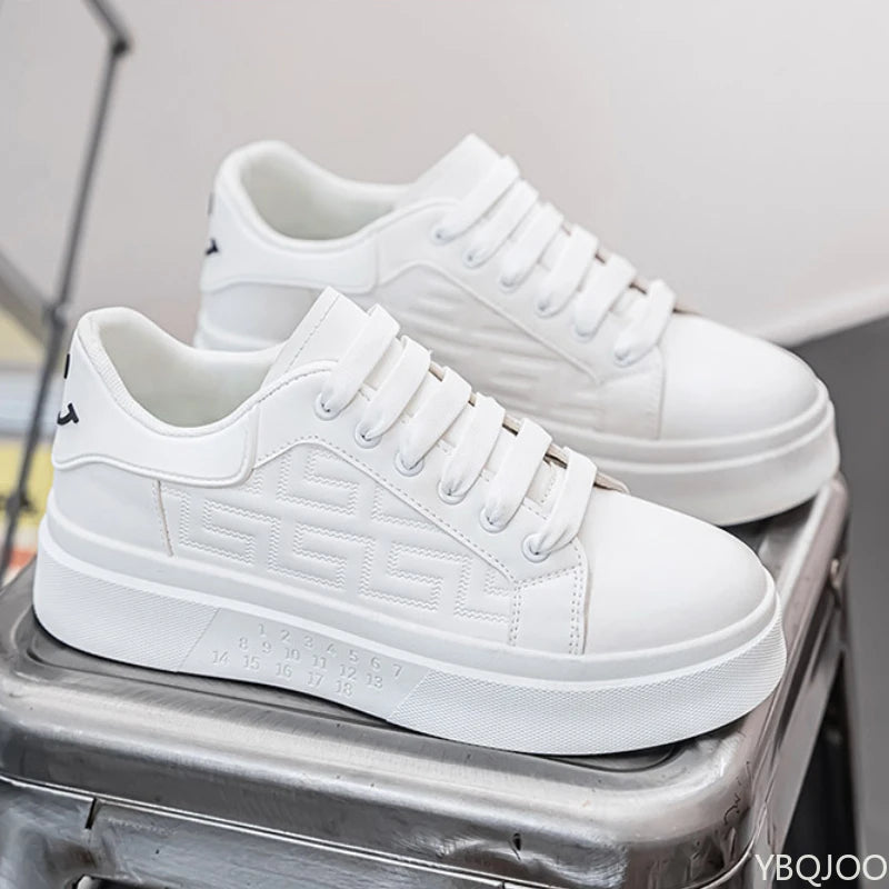 Breathable Thick-Soled Sneakers – Versatile Outdoor Non-Slip Casual Shoes