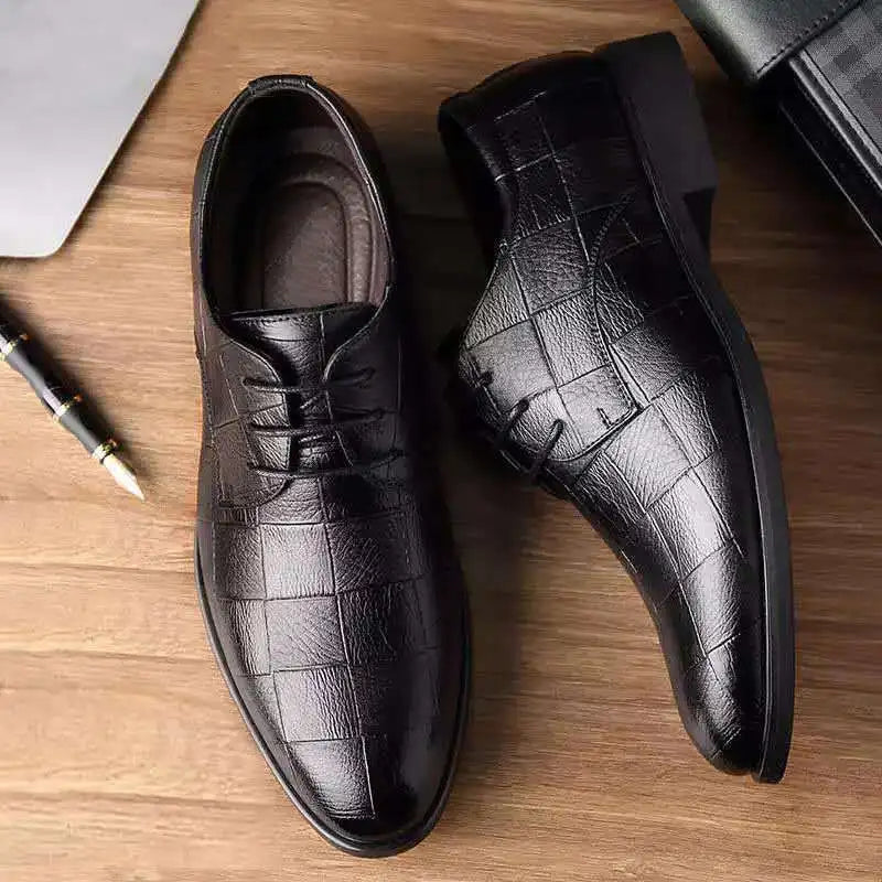 Classic Leather Dress Shoes – British Style Business, Casual & Wedding