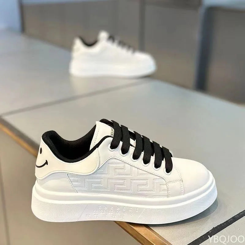 Breathable Thick-Soled Sneakers – Versatile Outdoor Non-Slip Casual Shoes