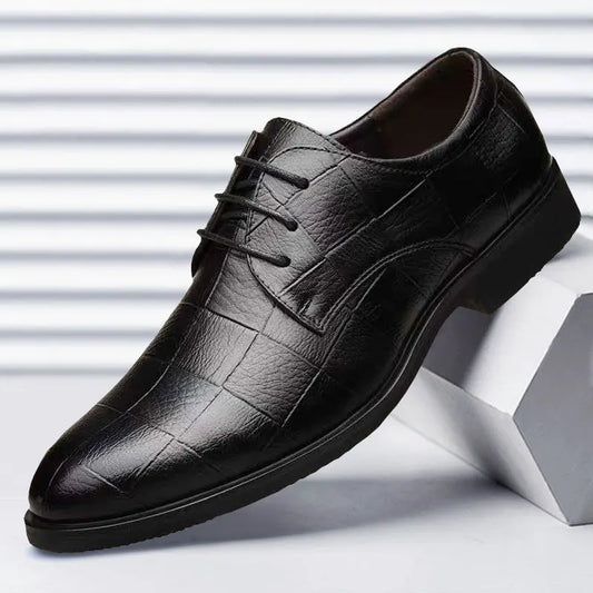 Classic Leather Dress Shoes – British Style Business, Casual & Wedding